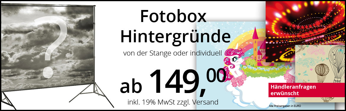 Fotobox Hintergrund