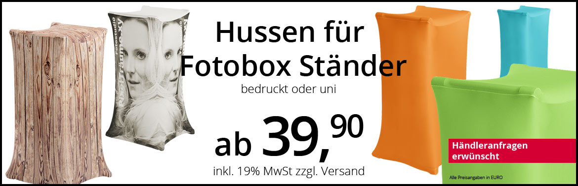 Hussen für Fotoboxen